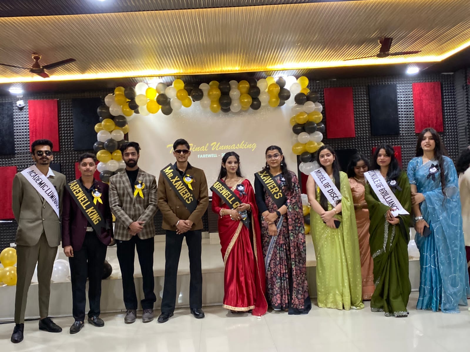 Kartik was chosen as the Farewell King and Afia as the Farewell Queen.
