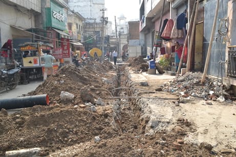 Road dug up near ancient Shiva temple, mayor claims it will be fixed by 14th