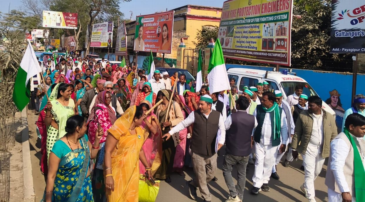 The officers arrived late at the Panchayat, angering the farmers
