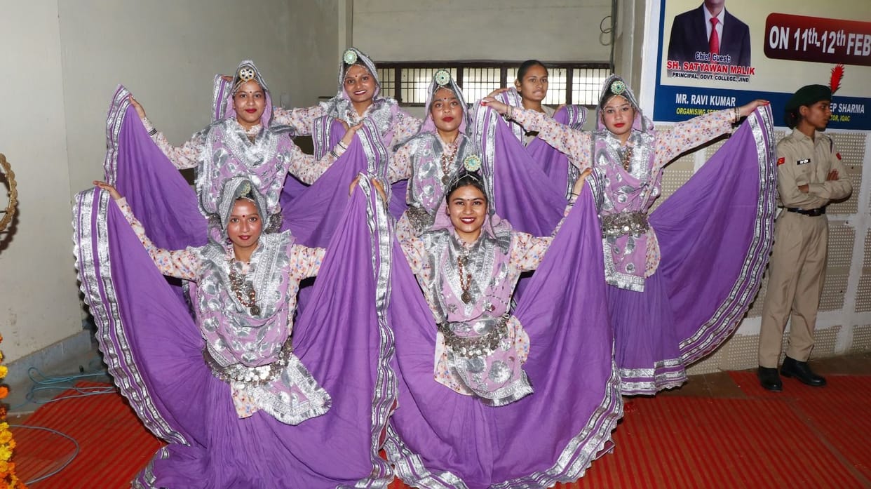 Spring festival celebrated in Government Women's College