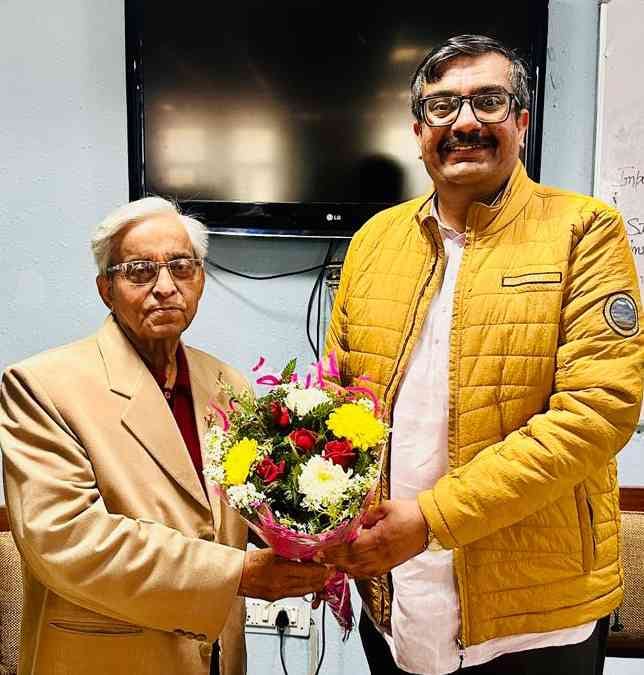 Writing improves with constant practice: Prof. Ashish Dahiya