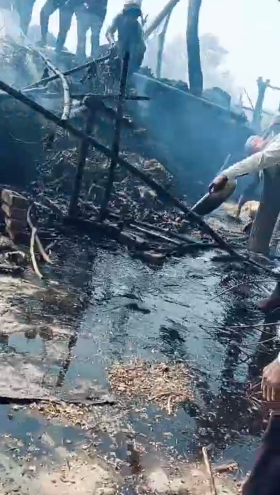 150 bundles of tobacco burnt to ashes, loss worth lakhs