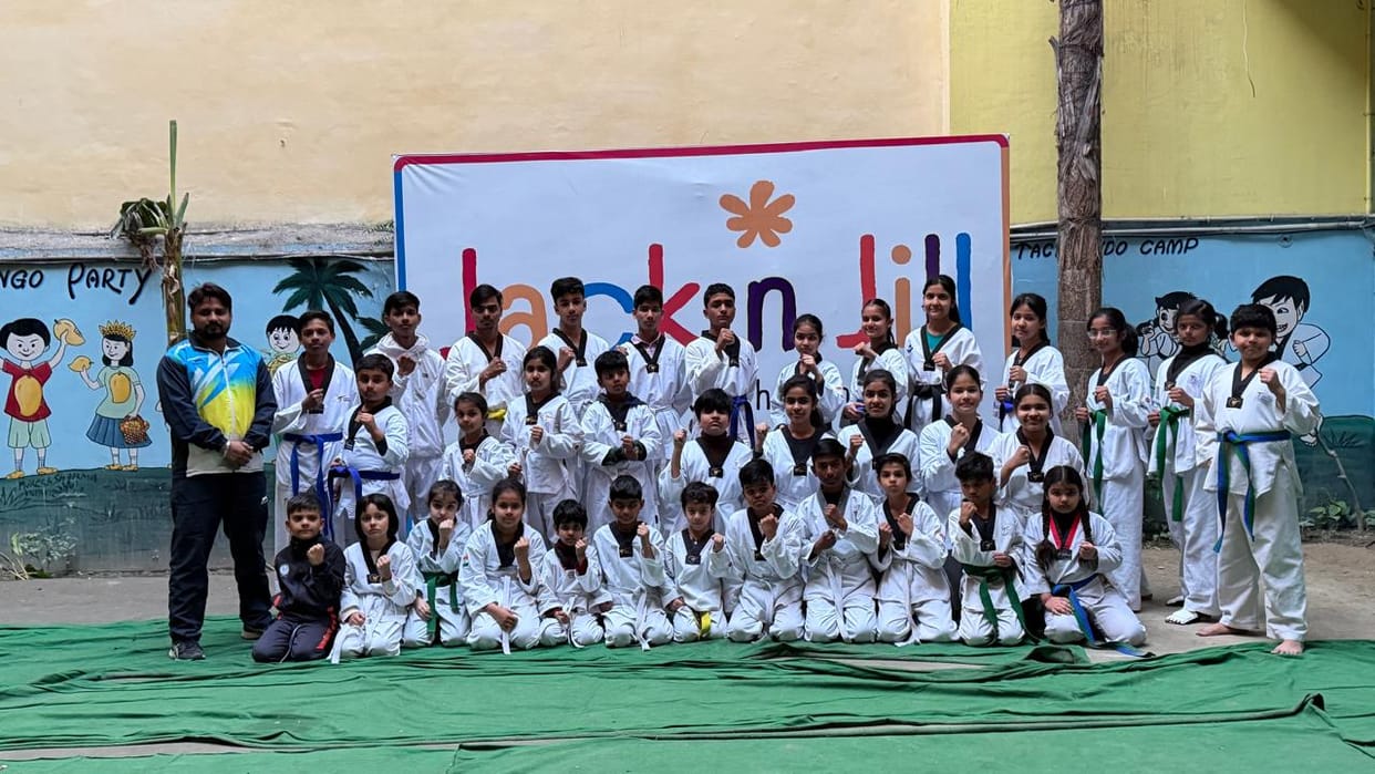 mainpuri news tiekwando belt exam