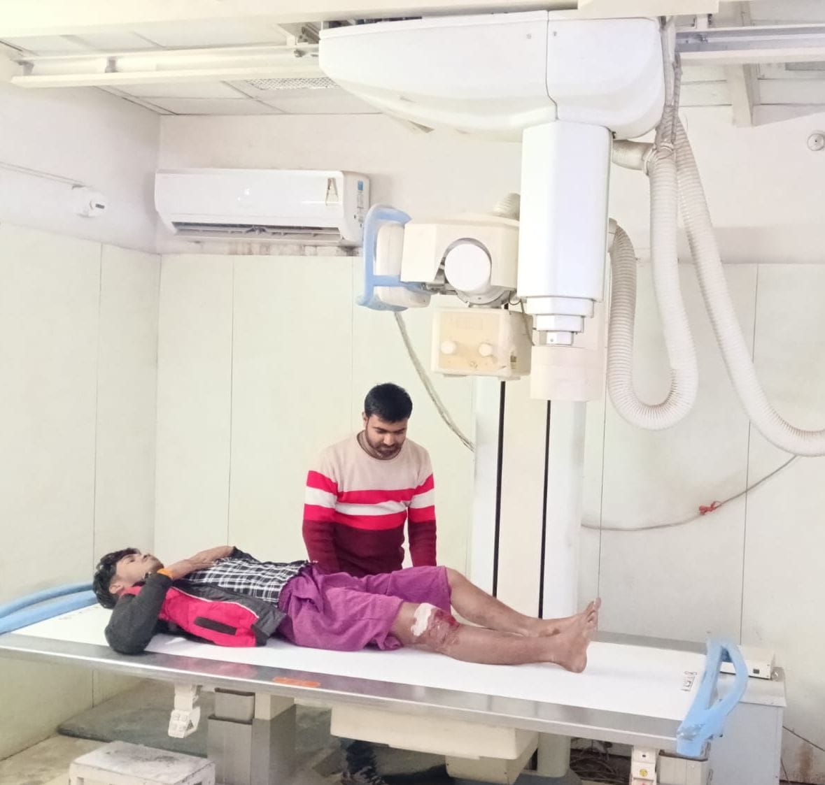 22 lakh rupees spent on repairs in one year, now trial of X-ray machine again after five months