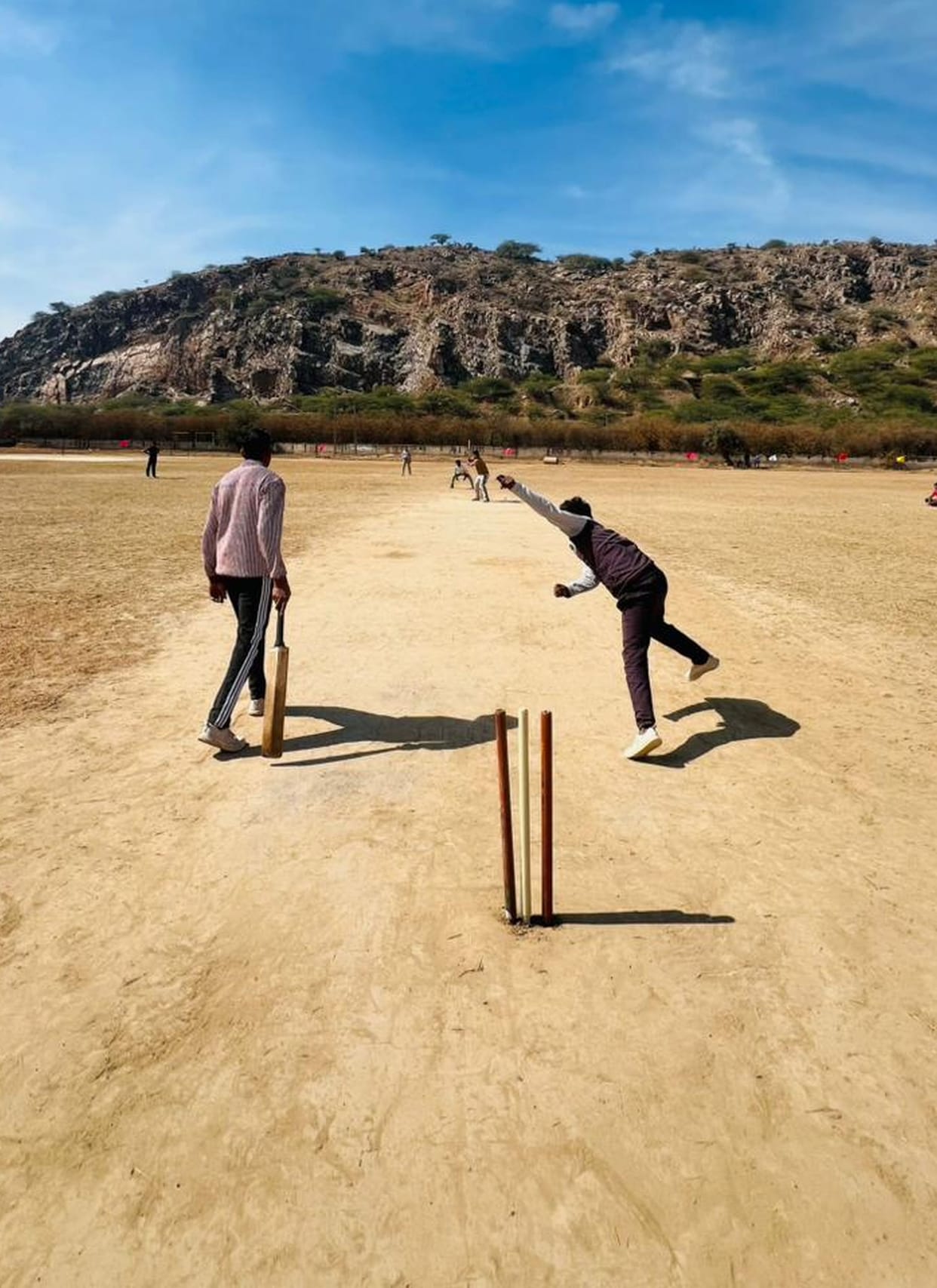 Ushmapur team won by scoring 72 runs in eight overs.