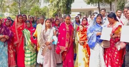 After Raigarh now the affected people have come out in protest against expansion in Korba