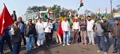 Congress supports nationwide strike in coal industry Korba