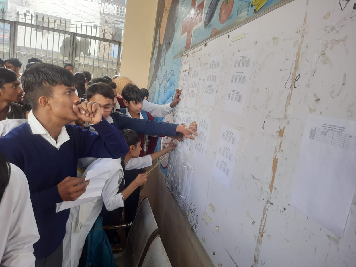 1844 students appeared for the Haryana Super-100 Level 1 exam.