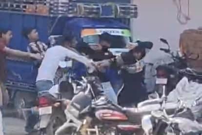 Muzaffarpur Bihar news :candidate clashed after the Inter exam video goes viral police investigate