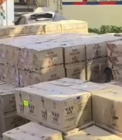 Dungarpur News: Liquor worth Rs 2 crore seized, smuggled to Gujarat under cover of PVC powder