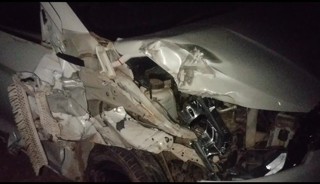 ताला मार्ग पर भीषण टक्कर, ऑटो और कार की भिड़ंत में छह ग्रामीण घायल