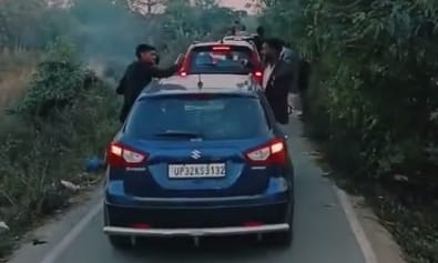 Farewell party rages: Students hang from moving cars, perform stunts on rooftops
