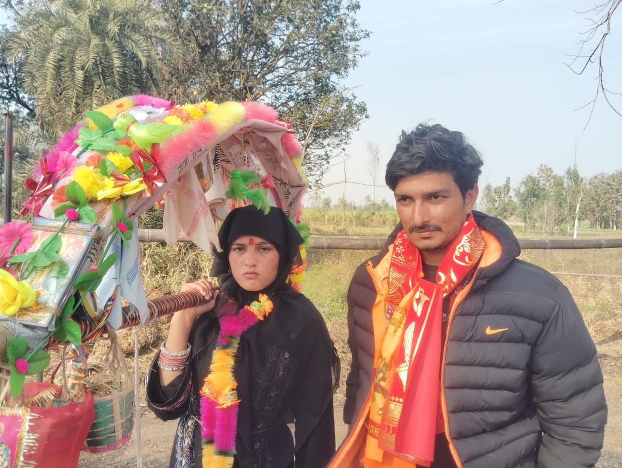 Tamanna and her husband, who performed Jalabhishek in burqa, are receiving threats.