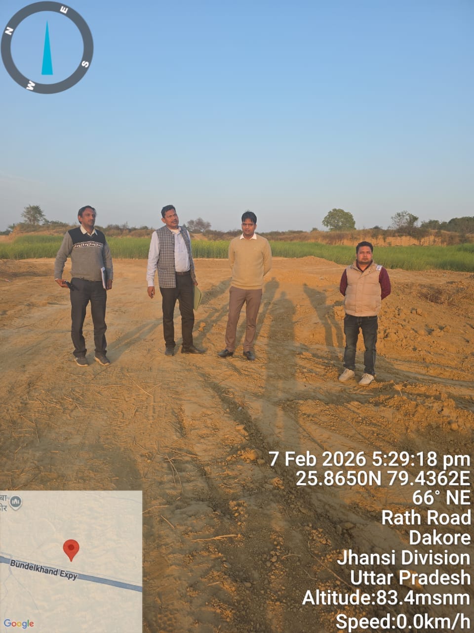 10 helipads will be built, land is marked at five places.