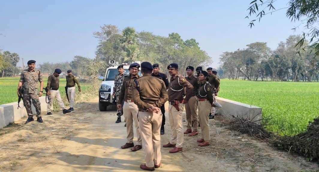 घटना पर पुलिस