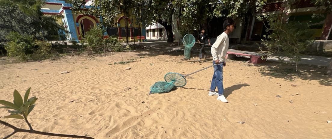 Dog catching drive begins at PM Shri School