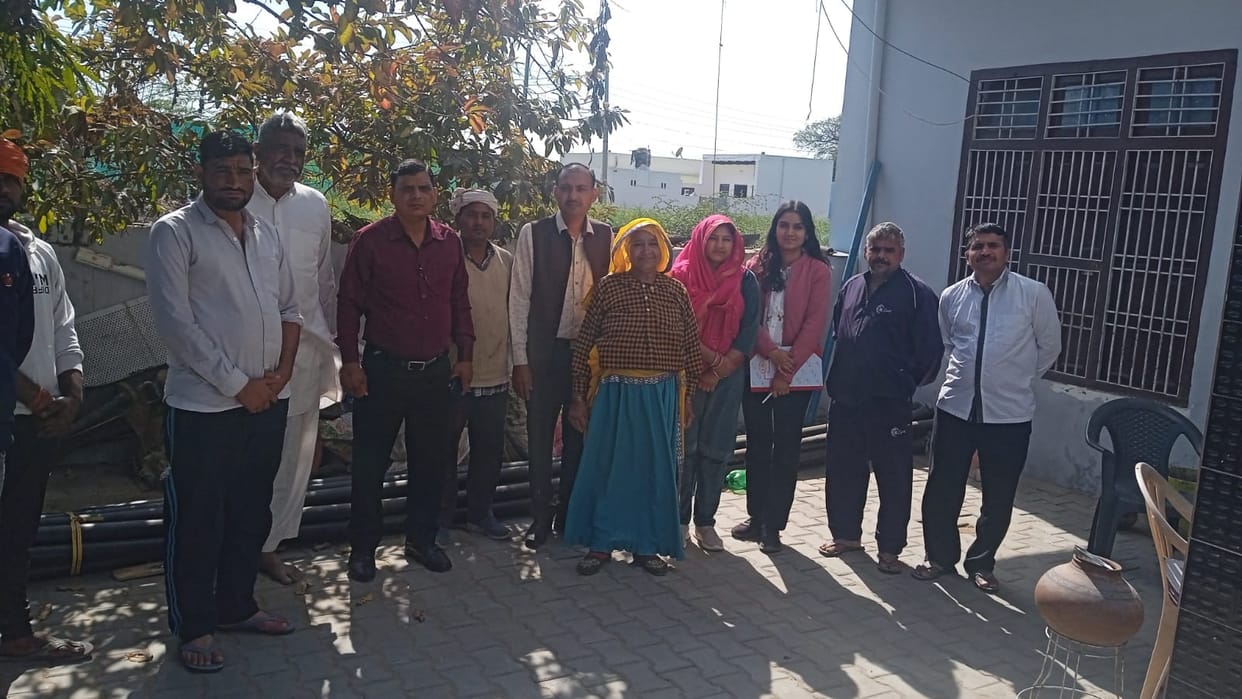 The police's de-addiction team raised awareness in villages.