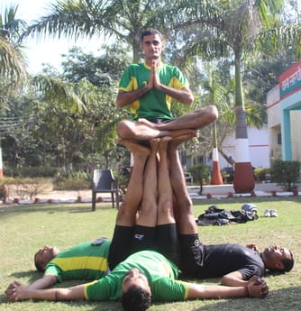 Powerlifting and yoga competitions were played on the second day also in the third Inter-Battalion PAC Western Zone Cluster Competition