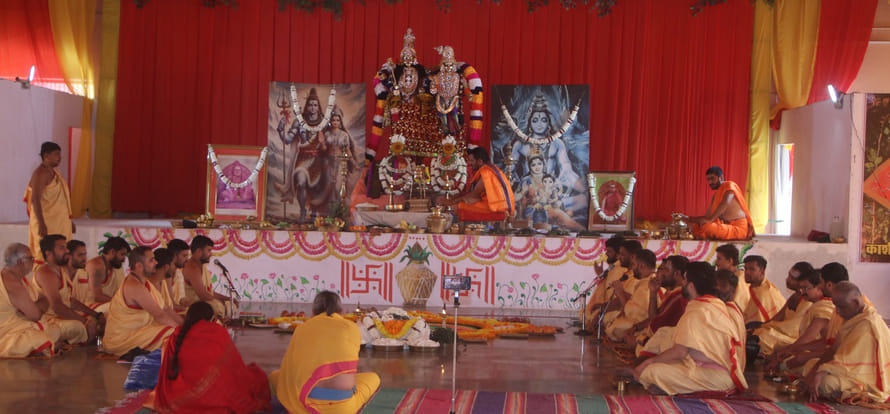 50 Vedic Brahmins performed 1331 repetitions of Maharudra
