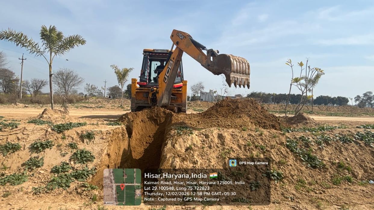 The District Town Planner Department launched a crackdown on five illegal colonies.
