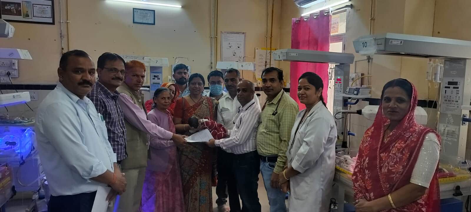 जनाना अस्पताल के पालना गृह में मिला नवजात