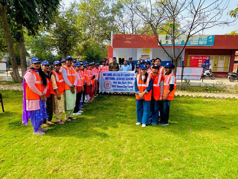 NSS camp organized on traffic safety and health awareness