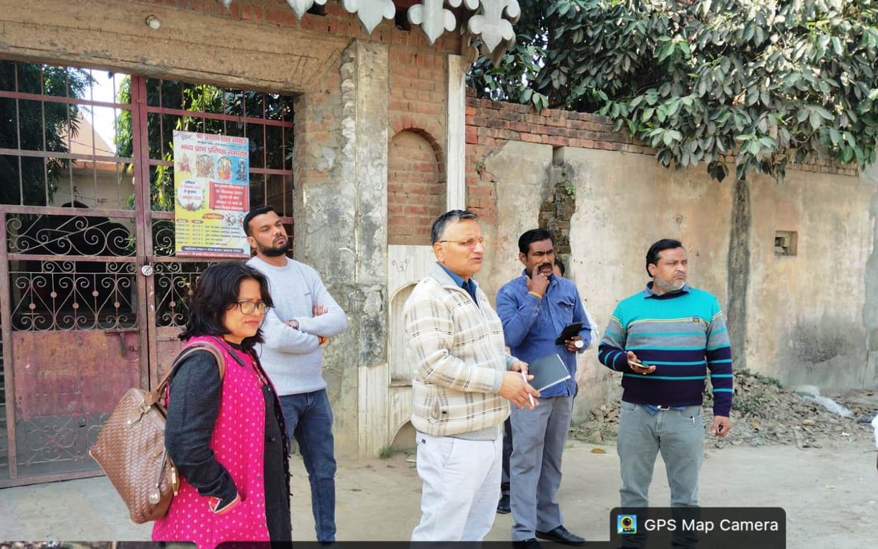 Inspected the construction works and the route of the procession