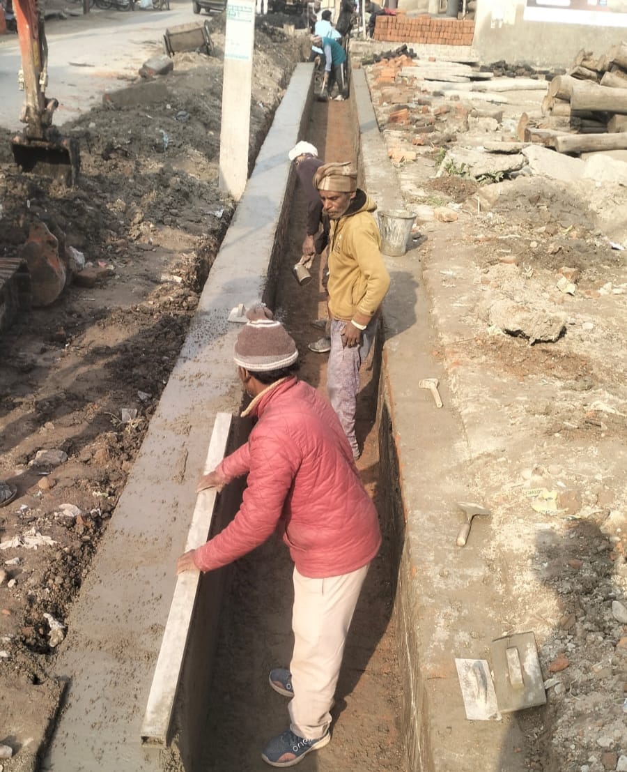 Drain repair work completed, people will get relief