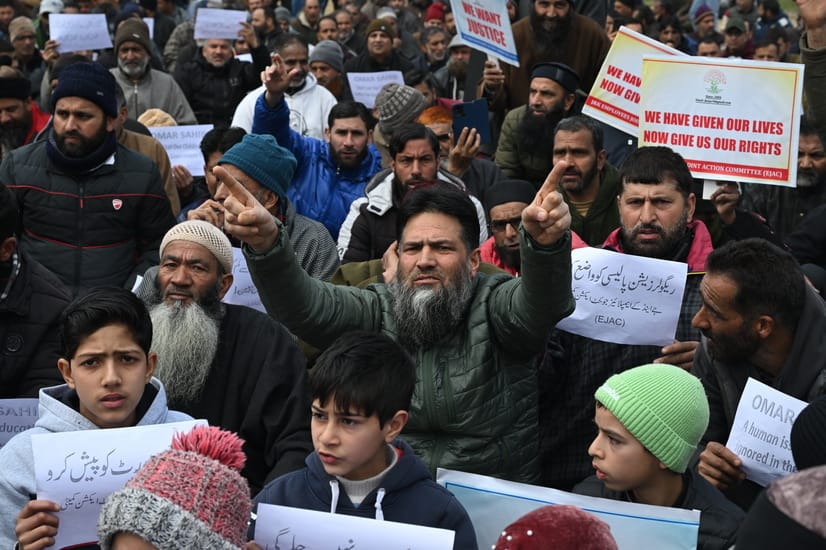 Srinagar, Dailywagers Held Protest, Shere Kashmir Park