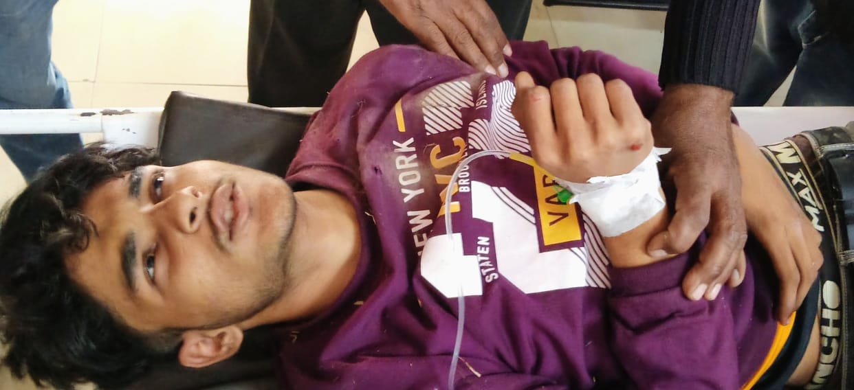 Two students and an army soldier injured in two road accidents