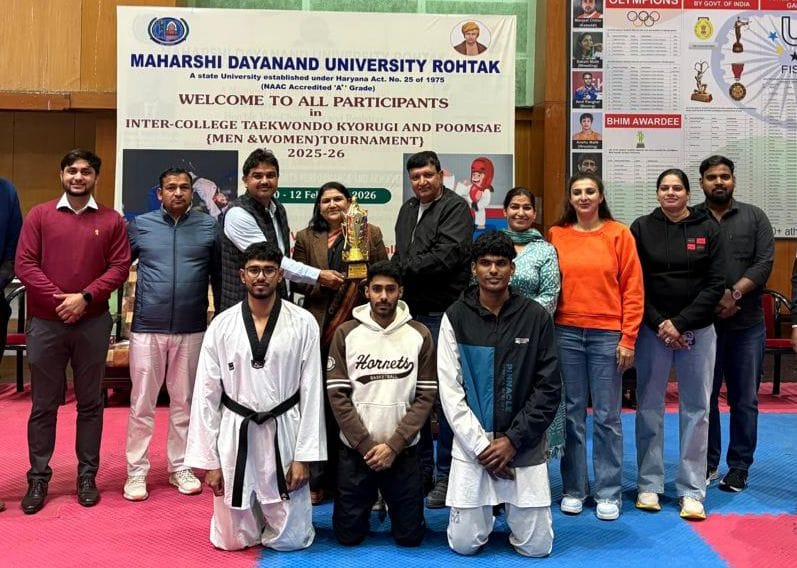 Players from Dujana College won gold medals in Taekwondo.
