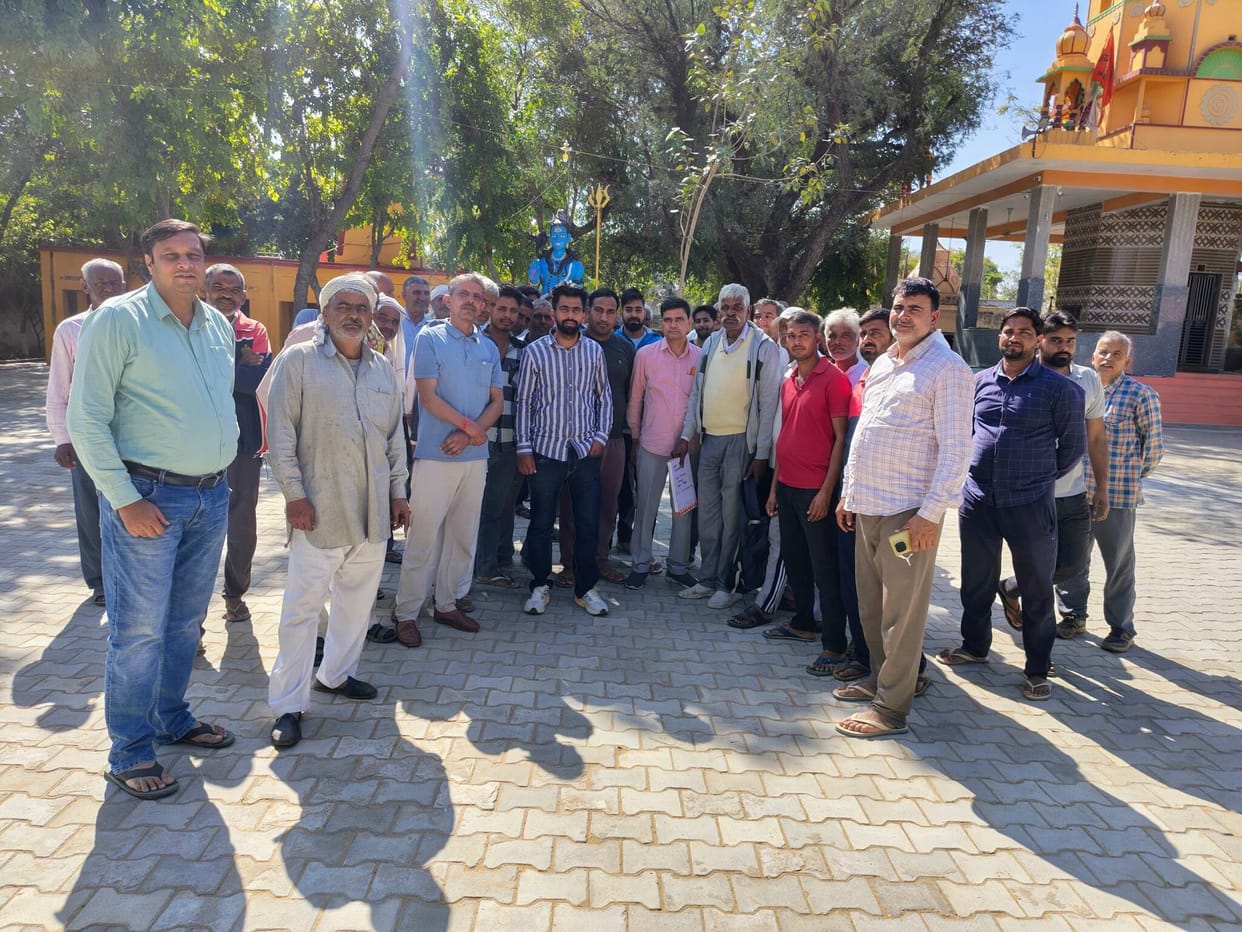 After four meetings, the quorum of Sagarpur Gram Sabha was completed.