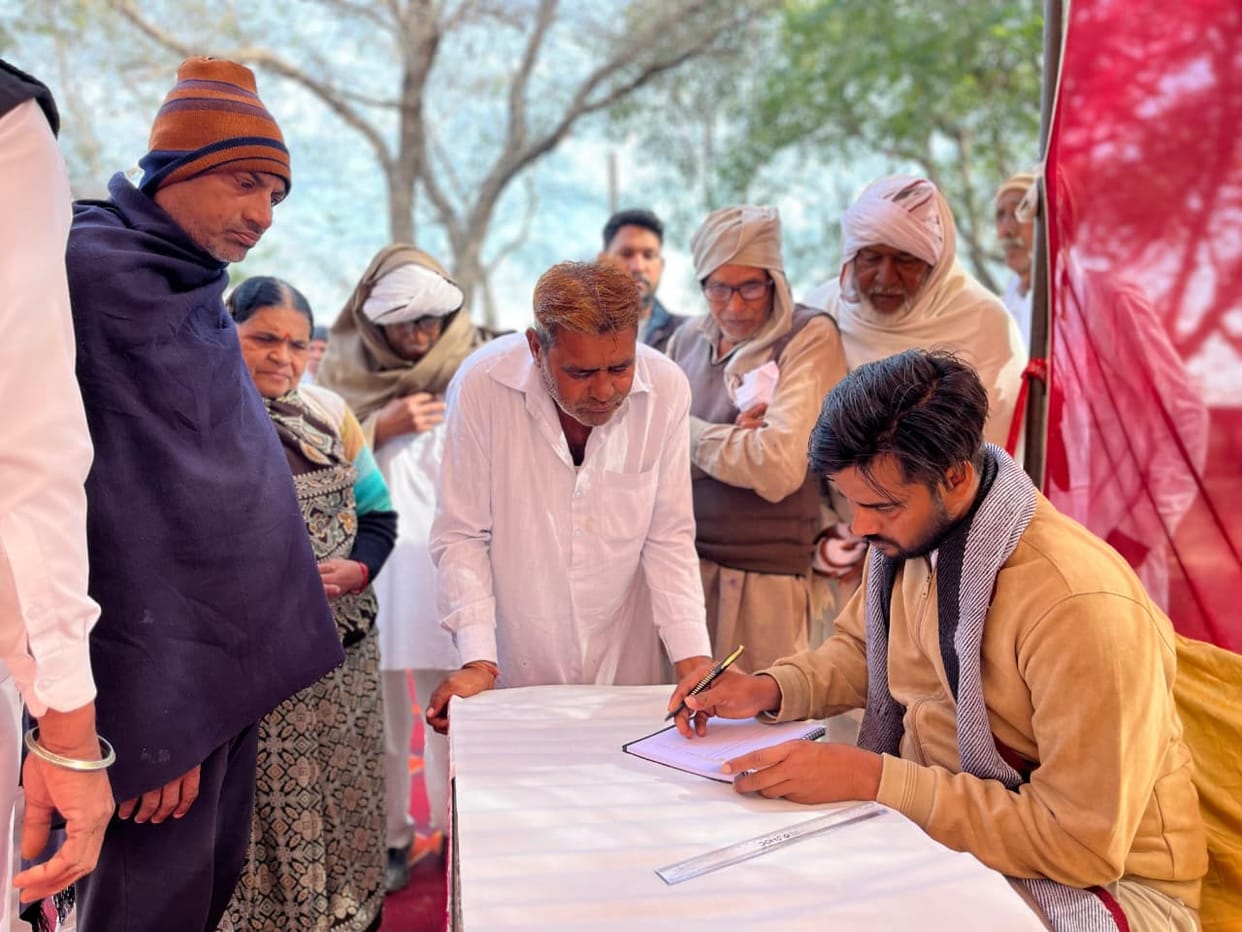 300 people underwent eye check-up at the camp.