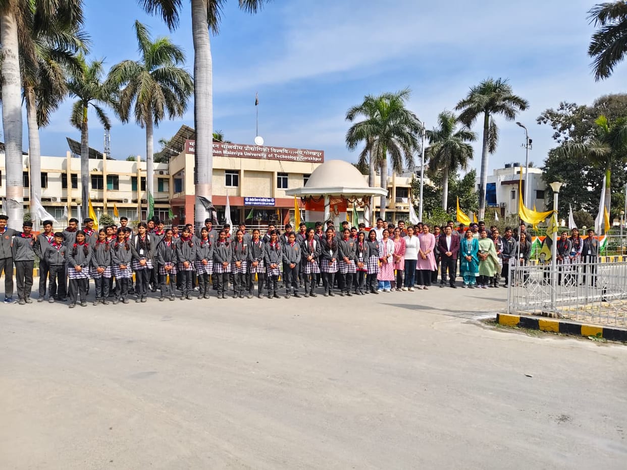 Educational tour of students of KV Chero Salempur to MMMUT