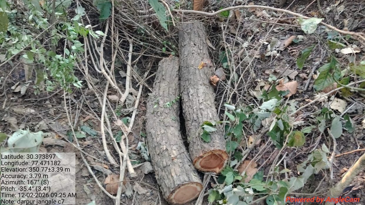 Khair smuggling on bike by hiding it in grass