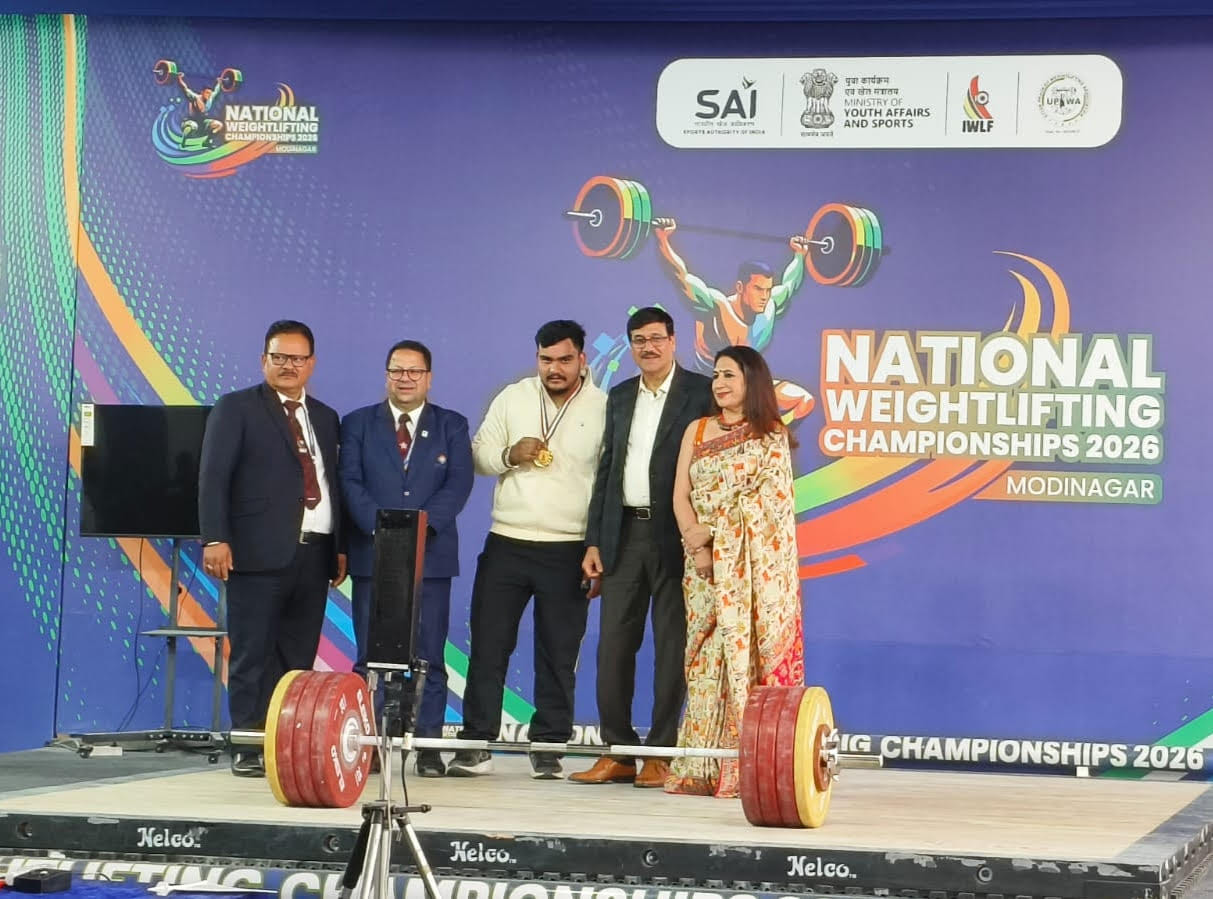 Shuvansh Thakur won the gold medal in weightlifting