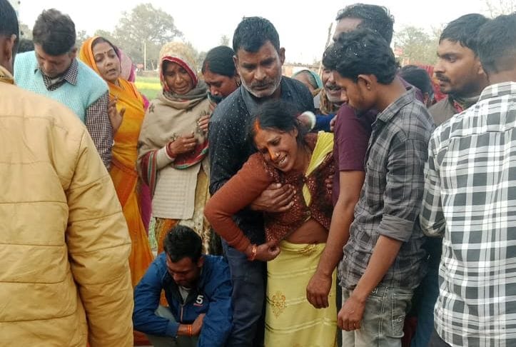 Officers rushed to the village after the farmer died.