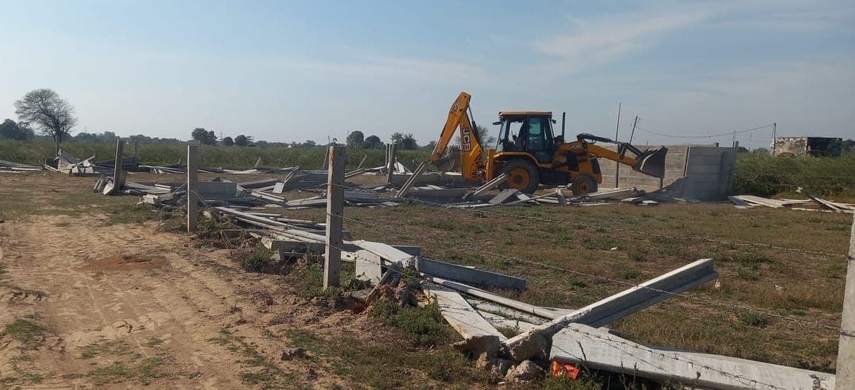Demolition of construction in illegal colonies