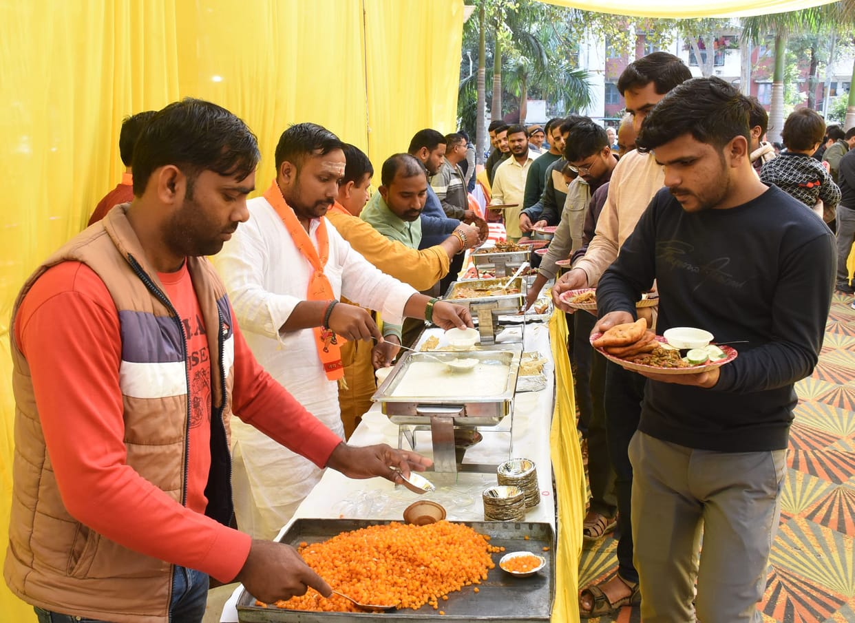 Rudrabhishek and Bhajan-Kirtan took place at the end.