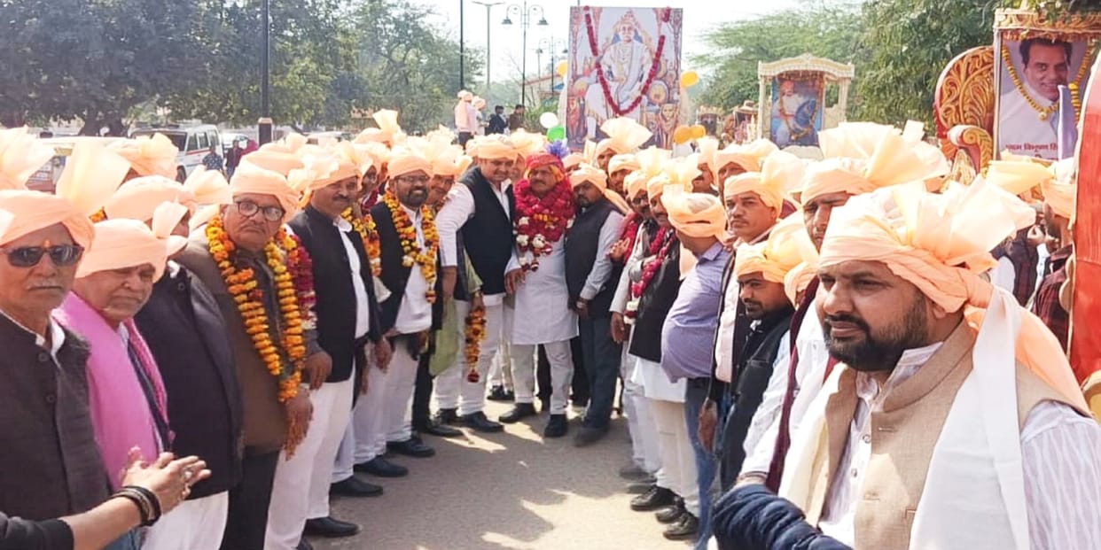 Maharaja Surajmal's procession was taken out with great pomp