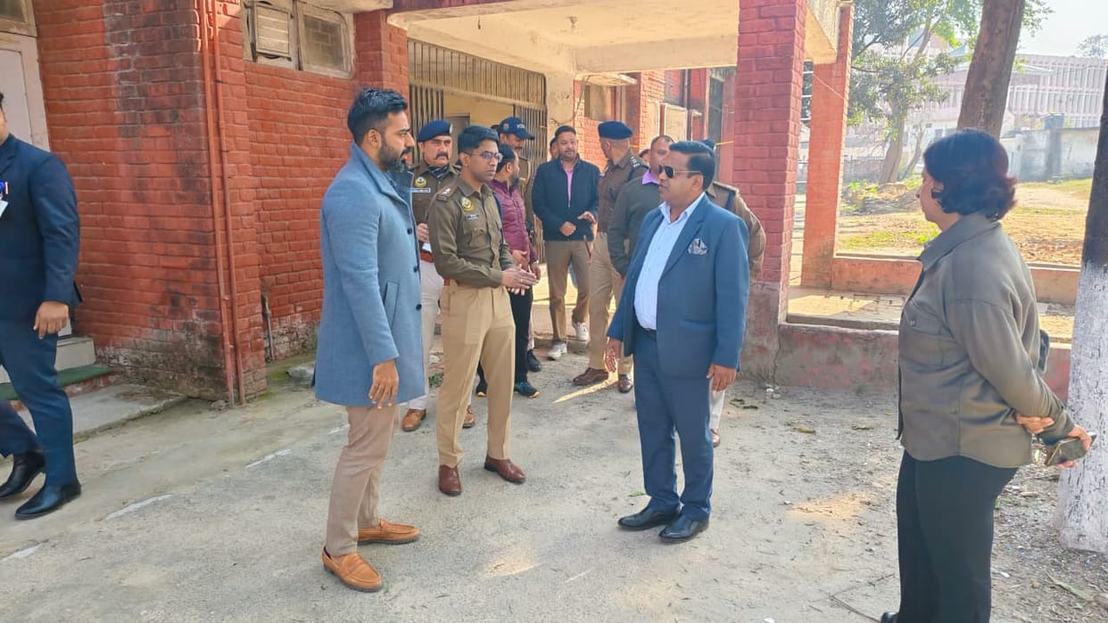 IG Vimal Gupta inspected security at Indira Gandhi Sports Complex
