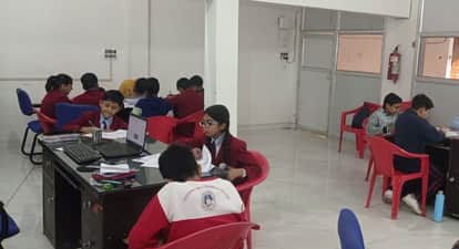 Students' faces lit up after taking the Level-2 Olympiad exam