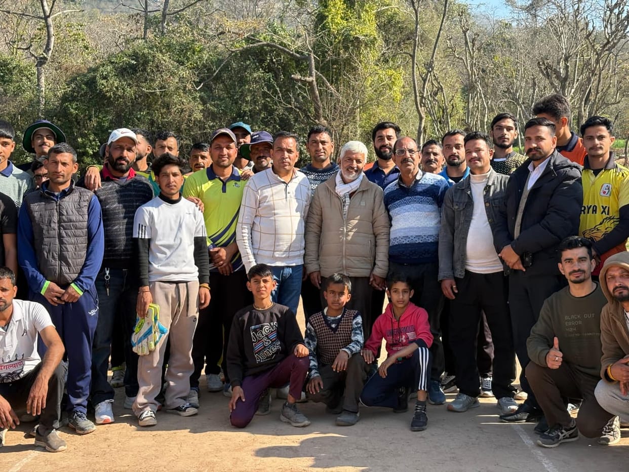 Saurabh Eleven won the title of Baghlyane Cricket Tournament