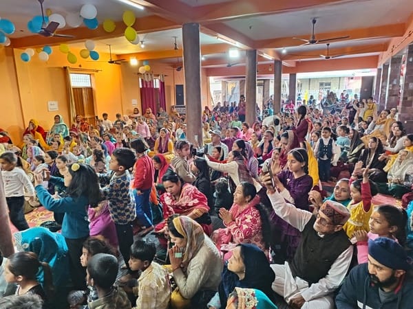 The incidents of Kansa's killing and Rukmini's marriage narrated in the Srimad Bhagwat Katha