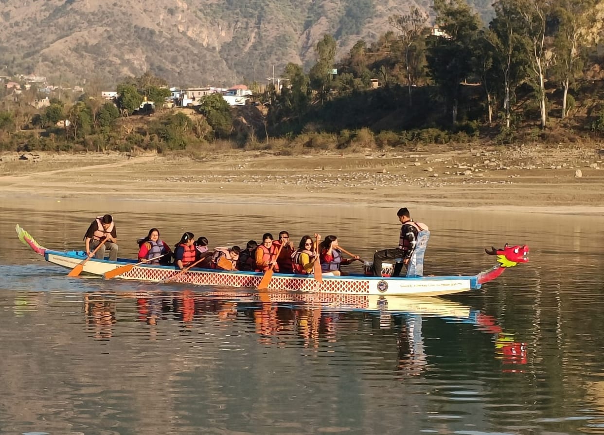 Dragon boat training camp begins at Gobind Sagar Lake