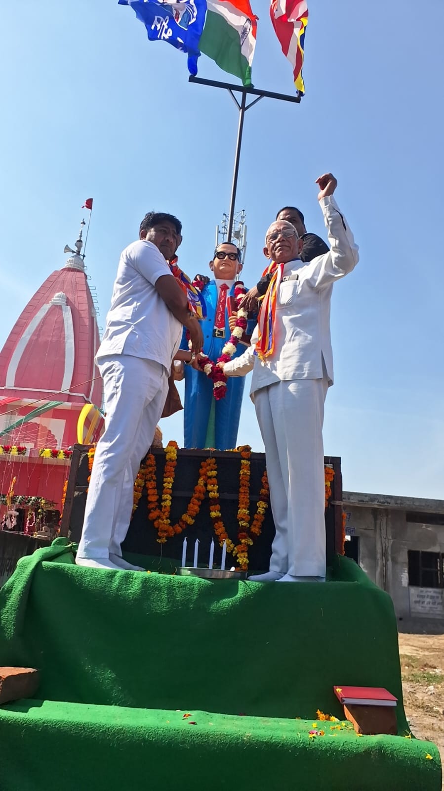 Baba Saheb's statue unveiled in Garh Saranai village