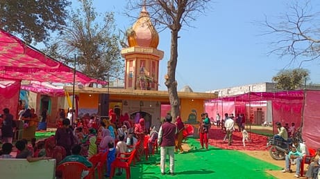 Kirtan and Bhandara in villages and towns on the death anniversary of Baba Tejpuri Maharaj