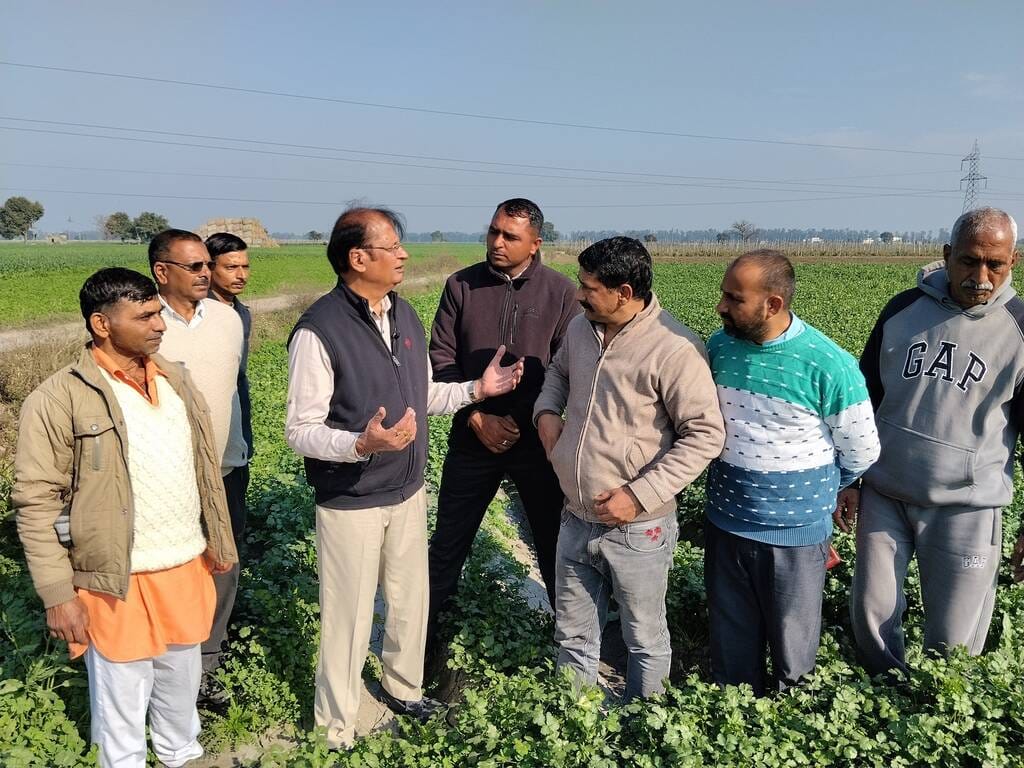 Progressive farmers of Himachal Pradesh visited Karnal