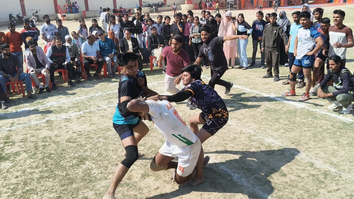 In tug of war, NCC team won in women's category and boys team won in men's category.
