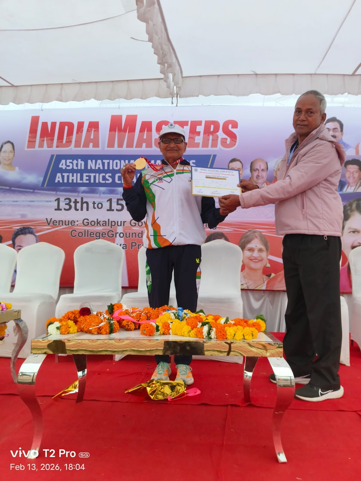 Mohan Singh Arya became the National Masters Champion